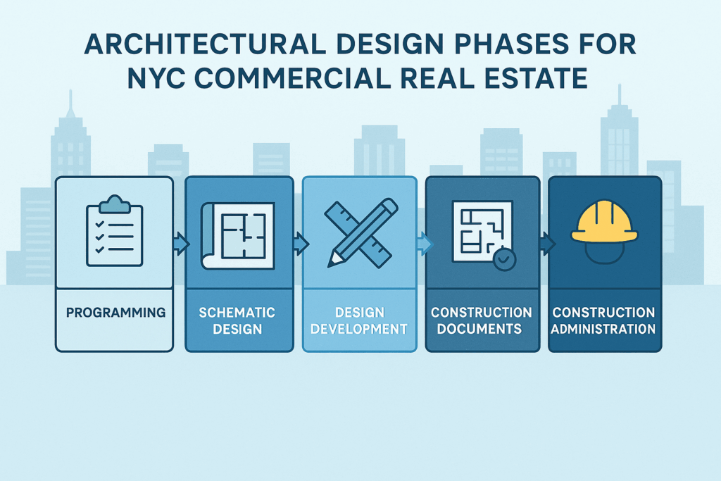 Architectural Design Phases for NYC Commercial Real Estate